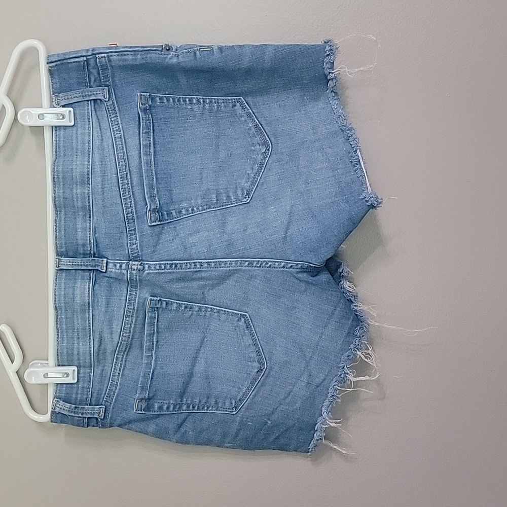 Isabel Maternity Midi Short Short Midi Jean Shorts Size 8 - Picture 5 of 6